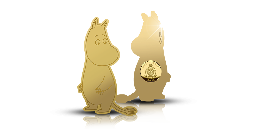 Zelta monēta “Trollītis Mumins”