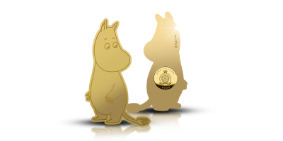 Zelta monēta “Trollītis Mumins”